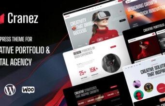 Cranez – Kreativportfolio und WordPress-Layout für digitale Agenturen