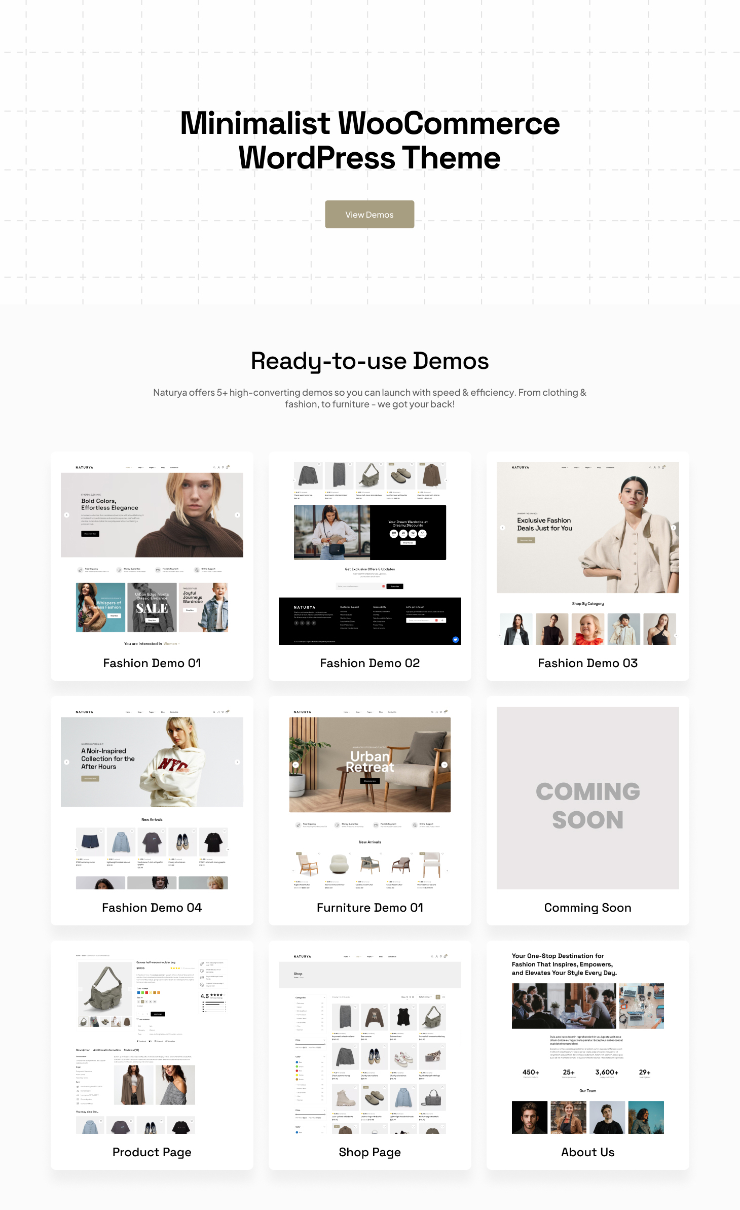 Naturya – Minimalistisches WooCommerce-WordPress-Theme – 2