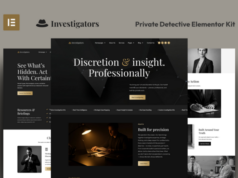 Ermittler – Private Detective Elementor Pro Template Kit
