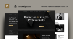 Ermittler – Private Detective Elementor Pro Template Kit