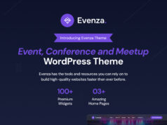 Evenza – WordPress-Vorlage für Veranstaltungen und Konferenzen