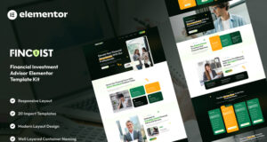 Fincoist – Elementor-Vorlagenkit für Finanzinvestitionsberater