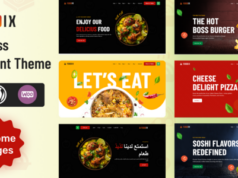 Foodix – WordPress-Layout für Fastfood und Restaurants