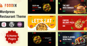 Foodix – WordPress-Layout für Fastfood und Restaurants