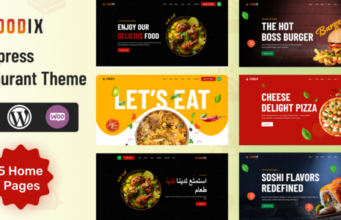 Foodix – WordPress-Layout für Fastfood und Restaurants