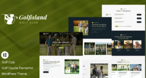 Golfisland – Golf Club & Course Elementor WordPress Vorlage