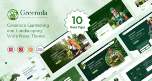 Greenola – WordPress-Layout für Garten- und Landschaftsbau