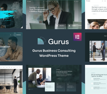 Gurus – WordPress-Layout für Unternehmensberatung