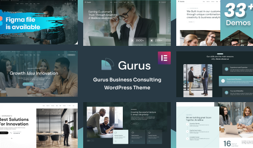 Gurus – WordPress-Layout für Unternehmensberatung