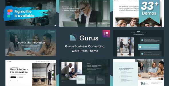 Gurus – WordPress-Layout für Unternehmensberatung