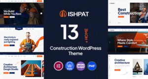 Ishpat – Bau-WordPress-Template