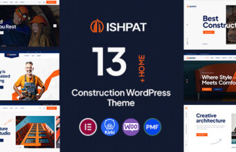Ishpat – Bau-WordPress-Template