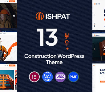 Ishpat – Bau-WordPress-Template