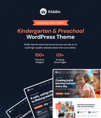 Kiddin – WordPress-Vorlage für Kindergarten und Vorschule