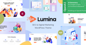 Lumina – Creative Bureau Concept WordPress Template