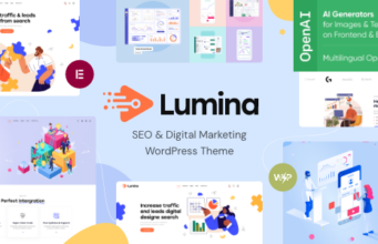 Lumina – Creative Bureau Concept WordPress Template