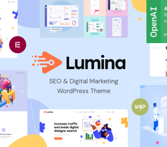 Lumina – Creative Bureau Concept WordPress Template