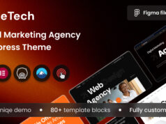 Metech – Mehrzweck-Kreativagentur und Elementor-Vorlage für digitales Marketing