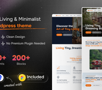 MicroVilla – Tiny House Living Lifestyle WordPress-Vorlage