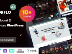 Norflo – Dish TV, ISP, eSIM, IPTV und OTT-Plattform Elementor WordPress Layout