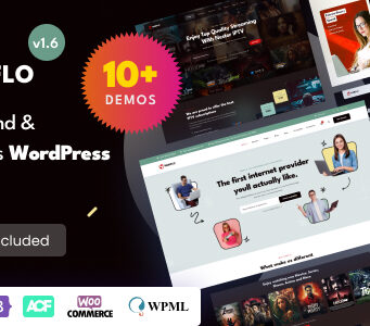 Norflo – Dish TV, ISP, eSIM, IPTV und OTT-Plattform Elementor WordPress Layout