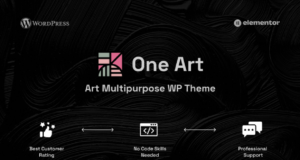 One Art – Portfolio- und Künstler-WordPress-Vorlage