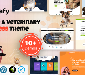 Petcafy – WordPress-Vorlage für Tierpflege und Veterinärmedizin