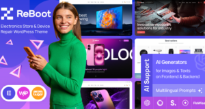 Reboot – WordPress-Layout für Elektronikgeschäft und Gerätereparatur
