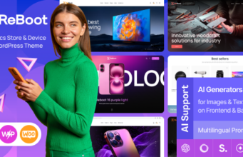 Reboot – WordPress-Layout für Elektronikgeschäft und Gerätereparatur