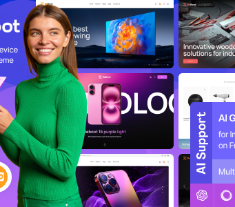 Reboot – WordPress-Layout für Elektronikgeschäft und Gerätereparatur
