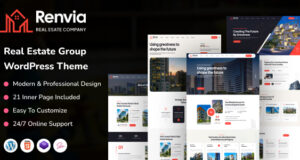Renvia – WordPress-Template für Immobiliengruppen