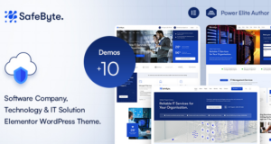 Safebyte – WordPress-Layout für Technologie und IT-Lösungen