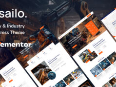 Sailo – WordPress-Template für Fabrik und Industrie