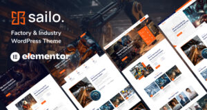 Sailo – WordPress-Template für Fabrik und Industrie