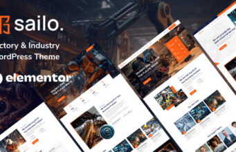 Sailo – WordPress-Template für Fabrik und Industrie