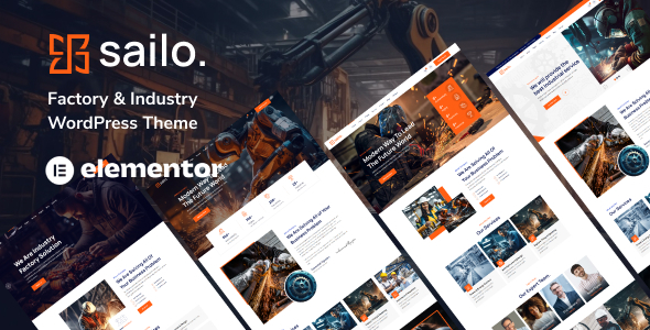 Sailo – WordPress-Template für Fabrik und Industrie