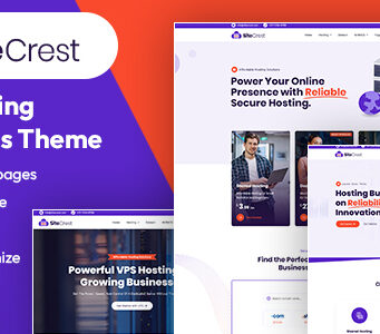 SiteCrest | Webhosting WordPress & WHMCS Template