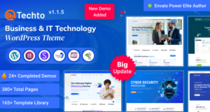 Techto – Business & IT Technology WordPress Template