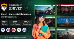 Univet – WordPress-Vorlage für Hochschulbildung