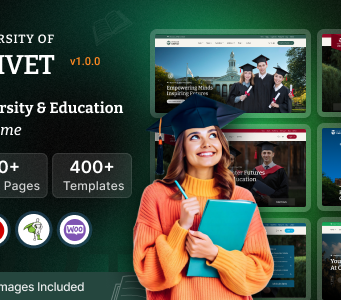 Univet – WordPress-Vorlage für Hochschulbildung