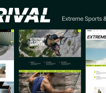 Xrival – WordPress-Layout für Extremsport und Abenteuer