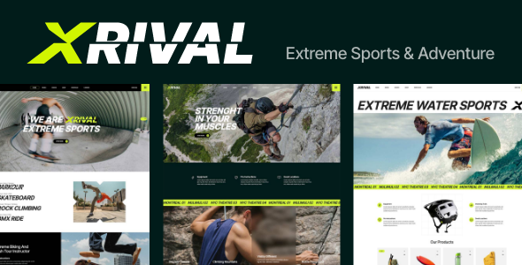 Xrival – WordPress-Layout für Extremsport und Abenteuer