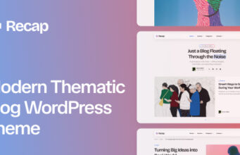 Zusammenfassung – Modernes thematisches Blog-WordPress-Layout