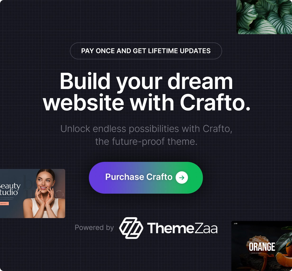 Crafto - AI-Powered Multipurpose Elementor WordPress Theme