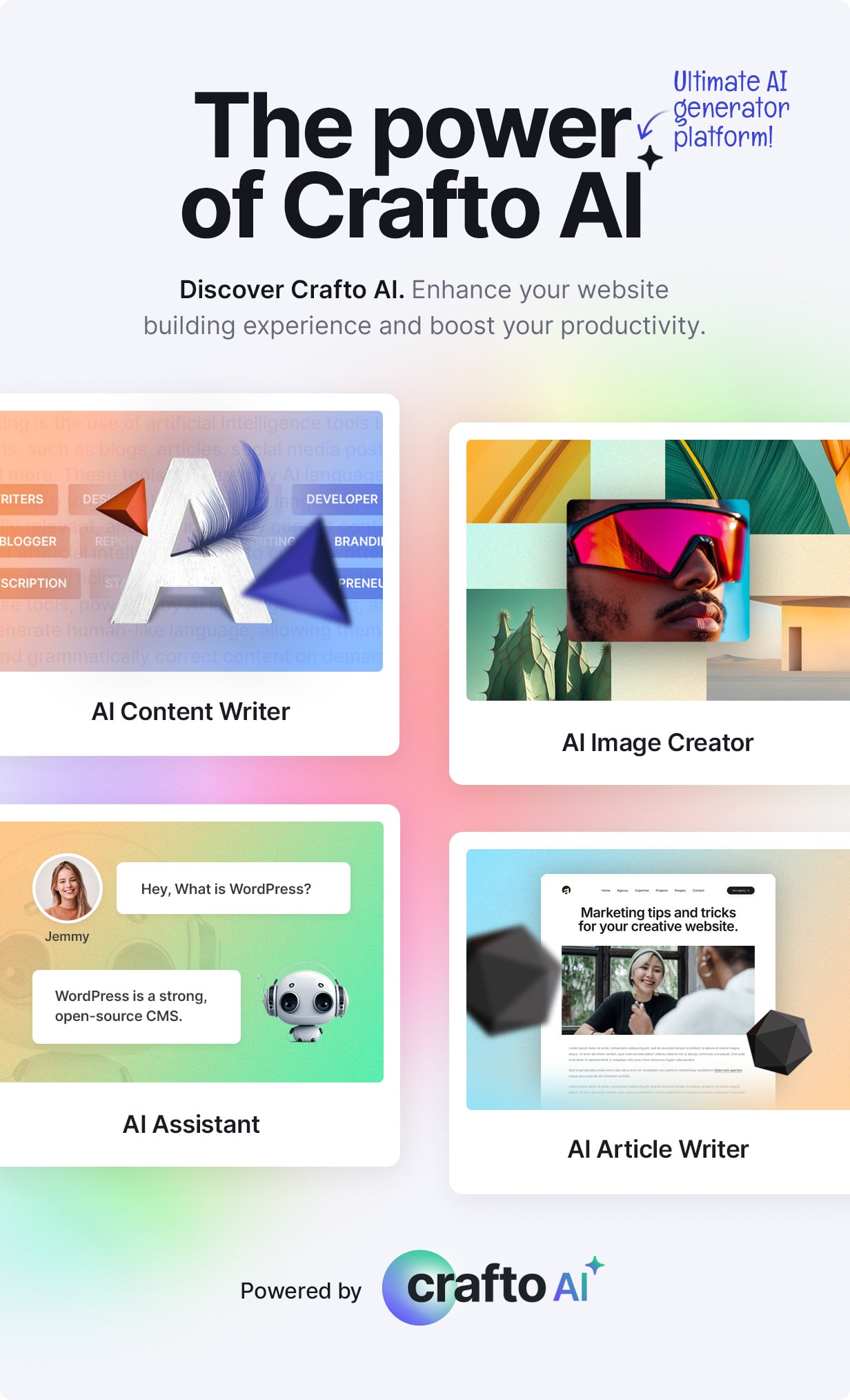 Crafto - AI-Powered Multipurpose Elementor WordPress Theme
