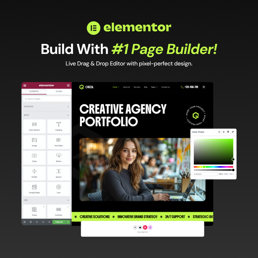 Creza – WordPress-Theme für Kreativagentur und Portfolio – 4