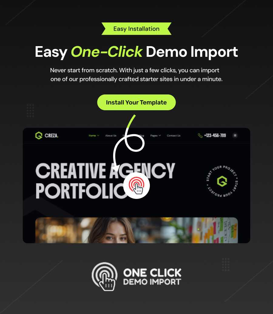 Creza – WordPress-Theme für Kreativagentur und Portfolio – 5