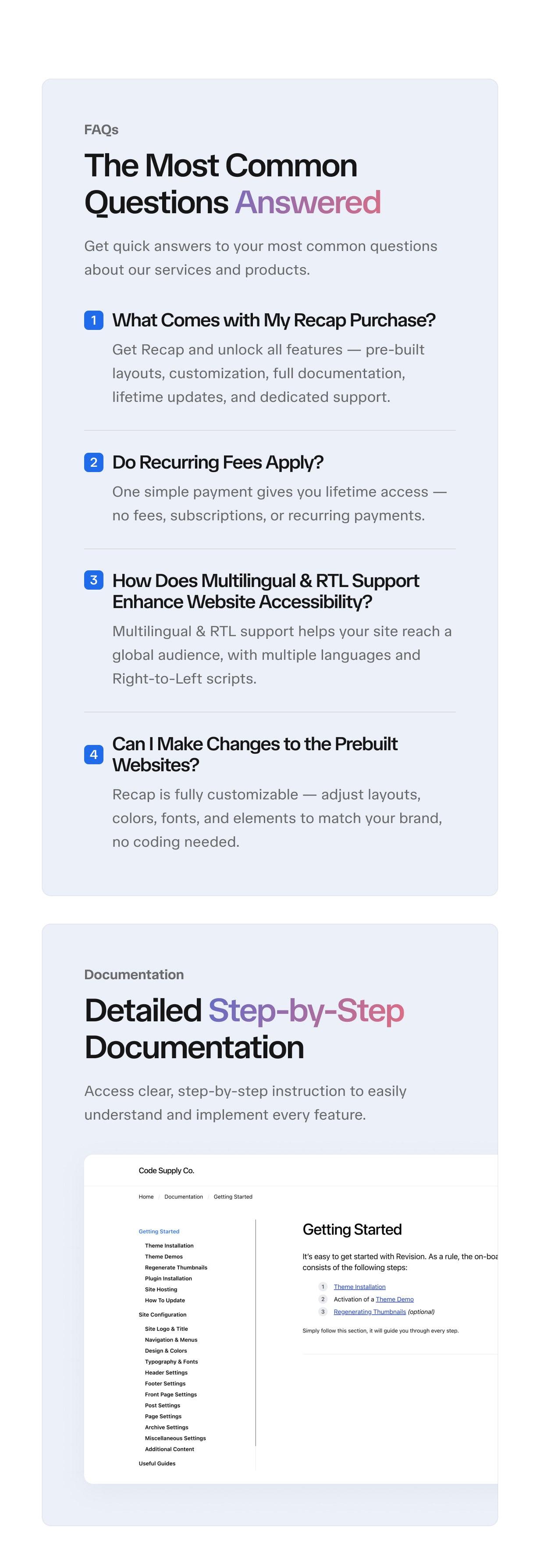 Zusammenfassung – Modernes thematisches Blog-WordPress-Theme – 9