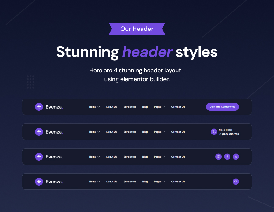 Evenza – Event- und Konferenz-WordPress-Theme – 7