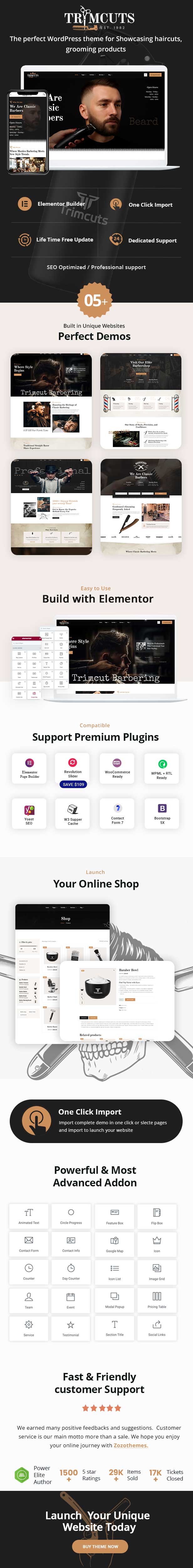 WordPress-Theme für Friseure und Friseure